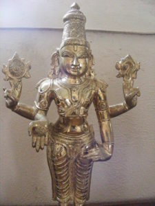 Author: +rex, via Wikipedia Commons, a Panchaloha Murti (a metal alloy made of 5 elements)